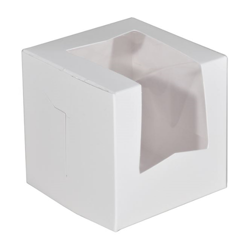 Clear Acrylic Boxes Round 4.75x2 8 Pack