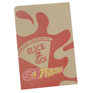 Pizza Slice bag 241 print, 11x4x16