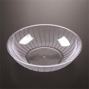 Bowl Plastic, 128oz Clear Round